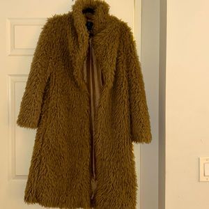 Long Faux Fur Jacket